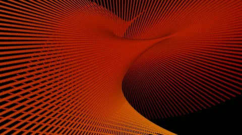Orange space Stock Footage