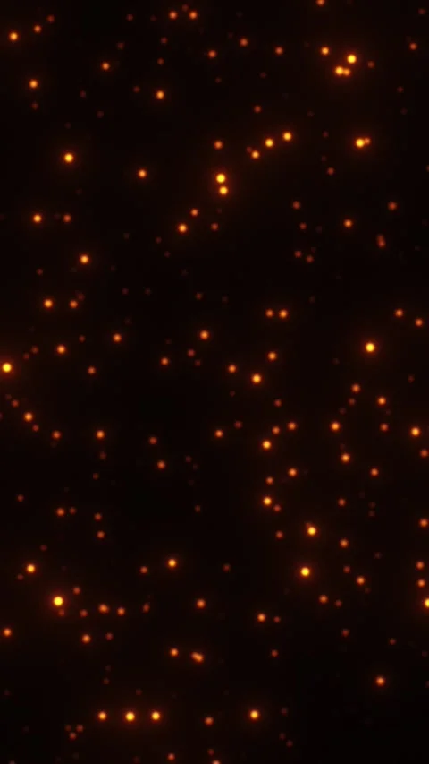 Orange Spark Particles Stock Footage 317828971