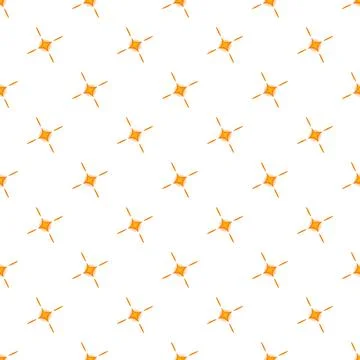 Orange sparkle stars pattern seamless digital background Illustrazione stock