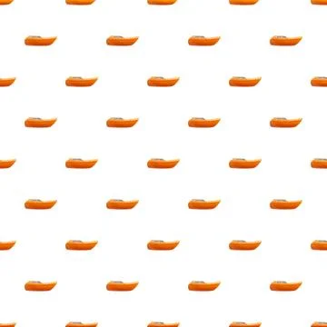 Orange speed boat pattern repeating seamless background 스톡 일러스트