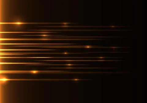 Orange speed laser Stock Illustration
