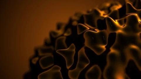 Orange sphere background. Stock Footage 77205602