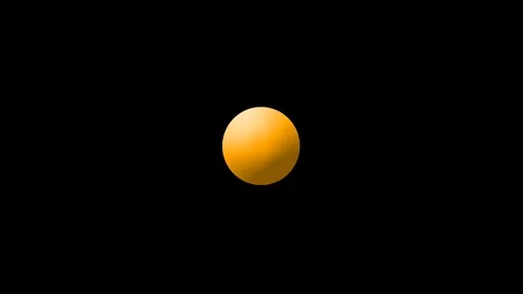 Orange sphere burst Stock Footage 86924549