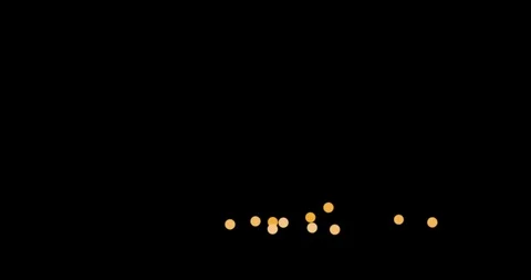 Orange spheres from bottom to top Stock Footage 120240711