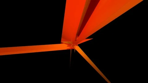 Orange spike pulse Video stock 98173138