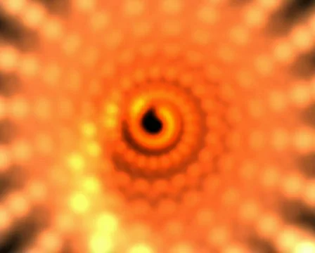 Orange Spin Loopable Background Stock-Footage 316028