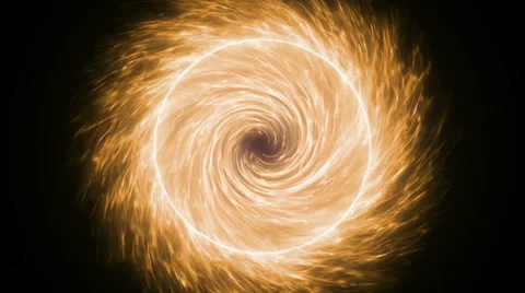 Orange spiral abstract 스톡 동영상 53838304
