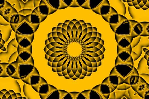 Orange spiral Stock Illustration