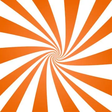 Orange spiral pattern background Stock Illustration