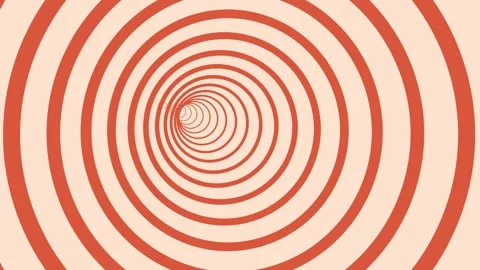 Orange spiral pattern footage Stock-Footage 334931278