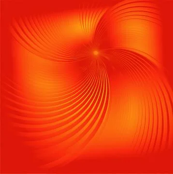 Orange spiral background Stock Illustration