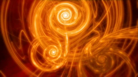 Orange spirals seamless looping background d4200D L Stock Footage 660586