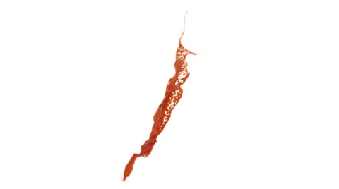 Orange splash in the air. slow motion DOF. nectar Stock Footage