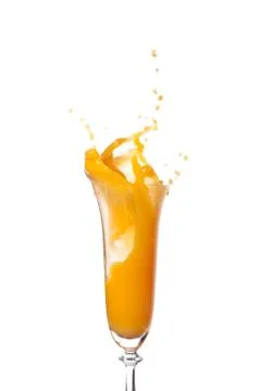 Orange splash 写真素材