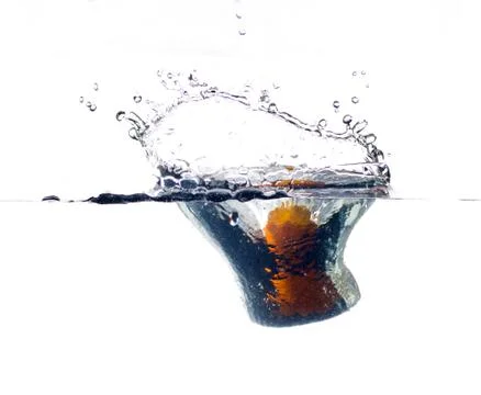 Orange splash Stock Photos
