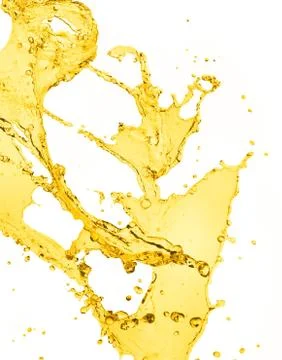 Orange splash Stock Photos