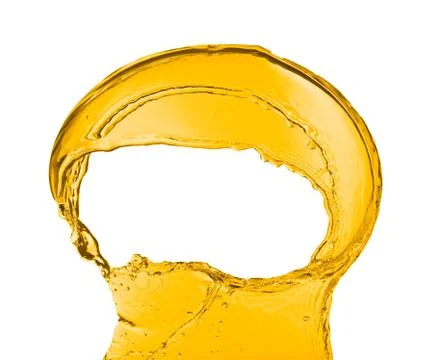 Orange splash Stock Photos