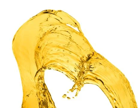 Orange splash Stock Photos