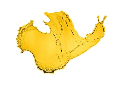 Orange splash Foto stock