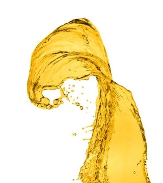 Orange splash Stock Photos