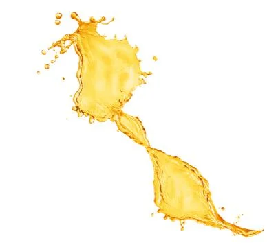 Orange splashing Stock Photos