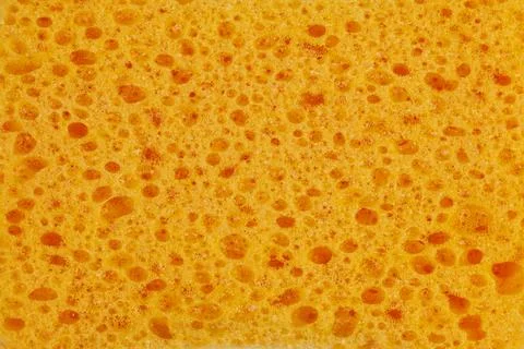Orange sponge foam Stock Photos