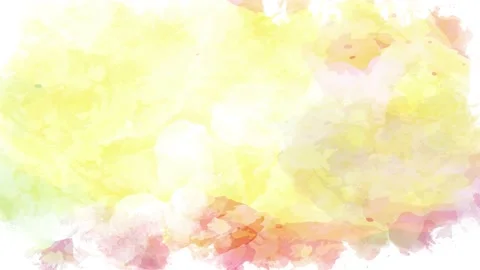 Orange spring abstract paint with a brush Stock Footage 149118060