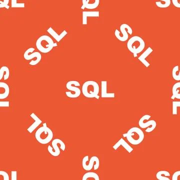 Orange SQL pattern Иллюстрация