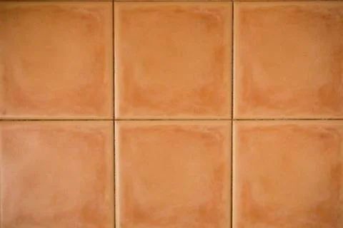 Orange Square Bricks background Stock Photos