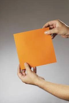 Orange square Foto stock