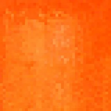 Orange square pixel gradient grunge light effect Stock Illustration