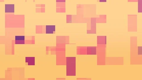 Orange squares abstract background with warm colors and geometric style Stock Footage 277354831
