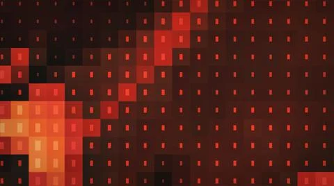 Orange squares illustration Illustrazione stock