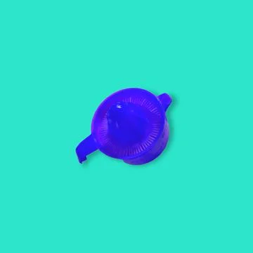 Orange squeezer made of plastic Stock Photos