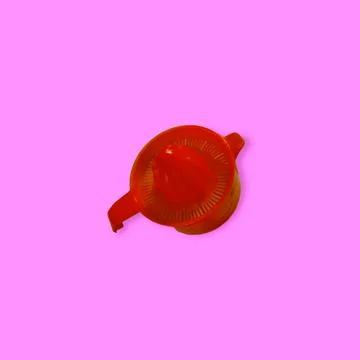 Orange squeezer made of plastic Stock Photos