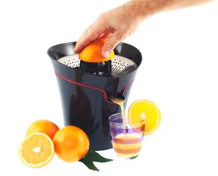 Orange squeezer Stock Photos