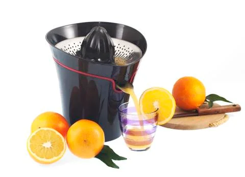 Orange squeezer Stock Photos