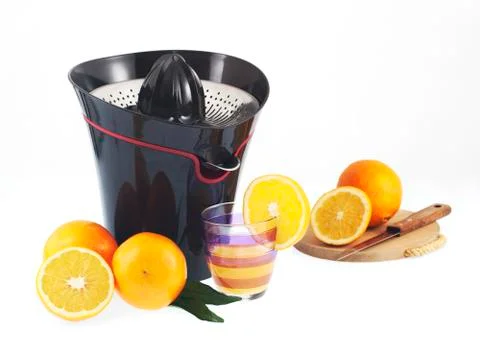 Orange squeezer Stock Photos