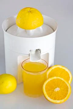 Orange squeezer Stock Photos