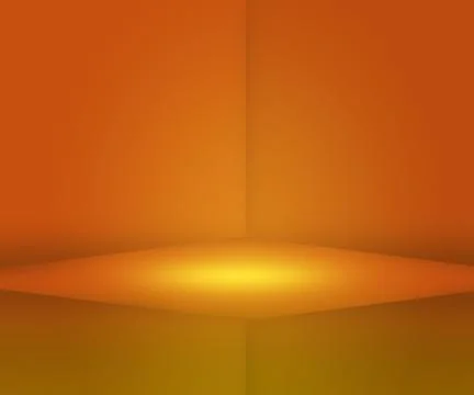 Orange stage backdrop 스톡 일러스트