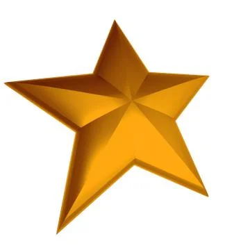 Orange star Stock Illustration
