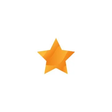 Orange star Stock Illustration