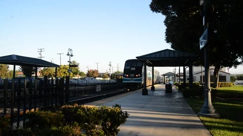 Orange Station Stock Footage 44512451