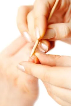 Orange stick Foto stock