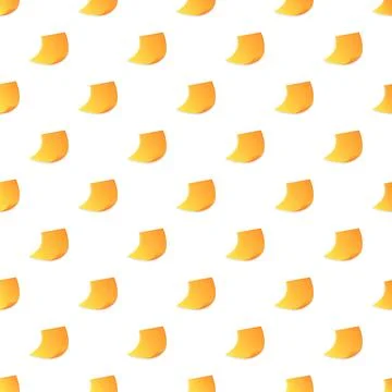 Orange sticky notes creating a seamless pattern background Illustrazione stock