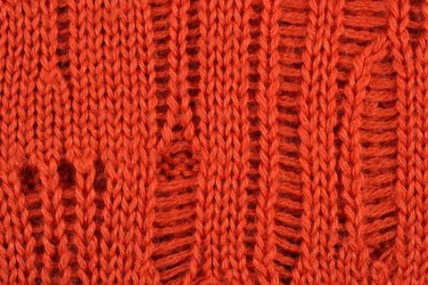 Orange stockinet background Stock Photos