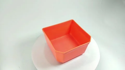 Orange storage box Stock Footage 328490610