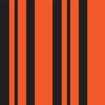 Orange Stripe seamless pattern background in vertical style Stock Illustration