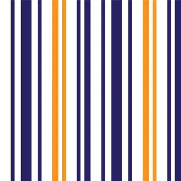 Orange Stripe seamless pattern background in vertical style Illustrazione stock