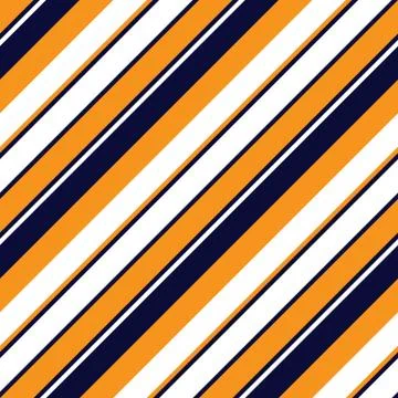 Orange Stripe seamless pattern background in diagonal style Illustrazione stock